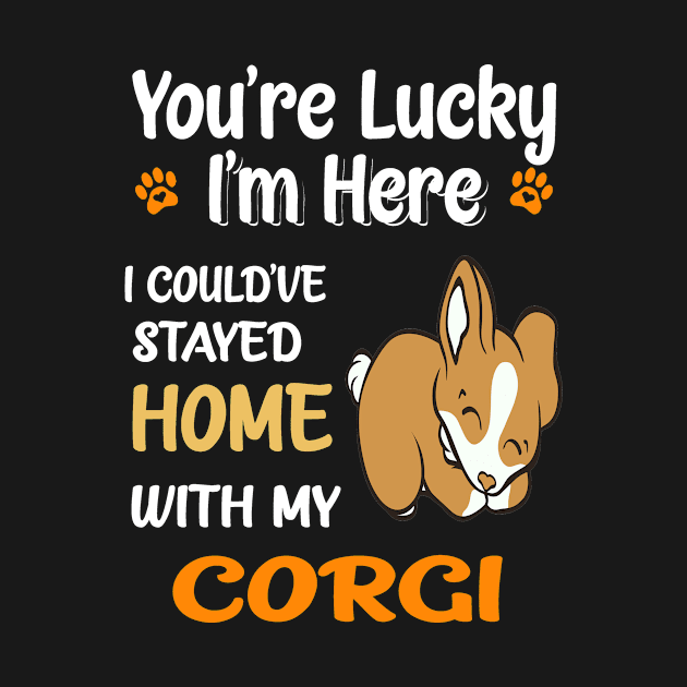 I Could Have Stayed Home With Corgi (123) by Darioz