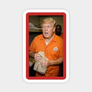 Donald Trump Convicted Felon in Prison Meme Magnet
