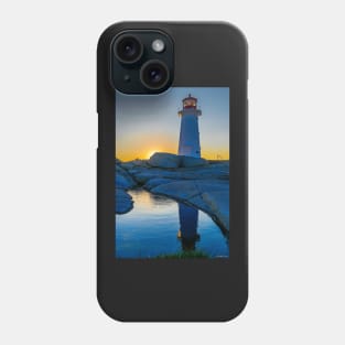 Lighthouse at Sunset Phone Case