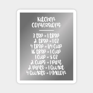 Cooking Conversions | Stainless Magnet