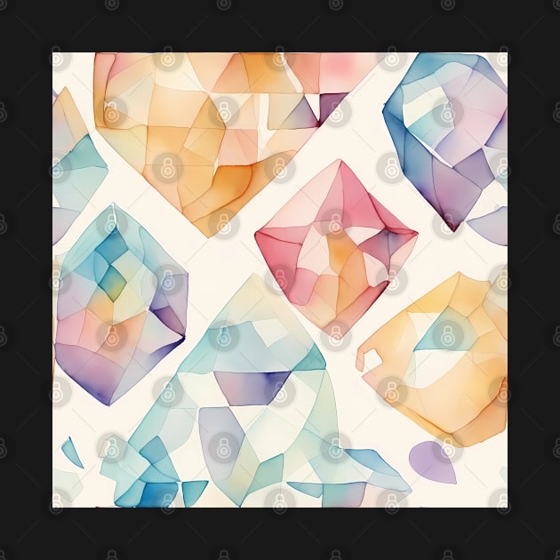 Geometric Watercolor by MyBeautifulMess