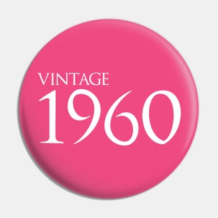 Vintage 1960 Pin