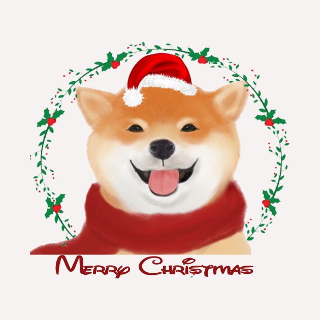 merry Christmas t-shirt. dog picture new year t-shirt by cloud