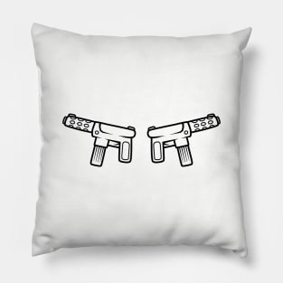 Double Tech-9 Black Version Pillow