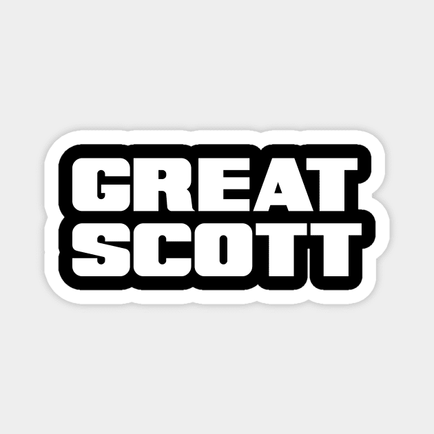 Great Scott! Magnet by quillandivypress