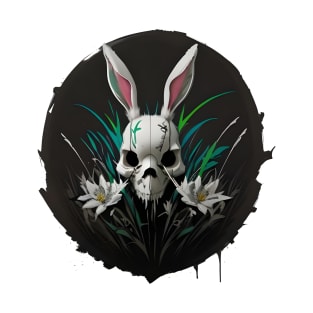 Rabbit skull in the field T-Shirt
