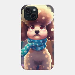 Cute Poodle Drawing Phone Case