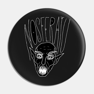 Nosferatu's Head Pin