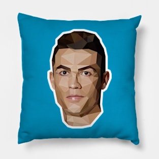 CR7 Low Poly Art Pillow