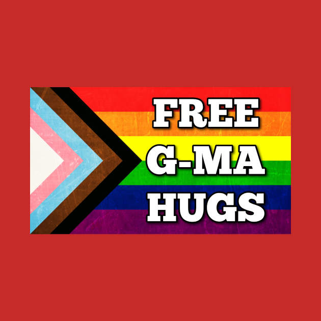 G-ma Hugs Pride Flag by T's and Things - BV