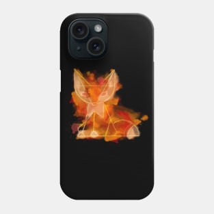 Fox Low Poly Art Watercolor Polygon Phone Case