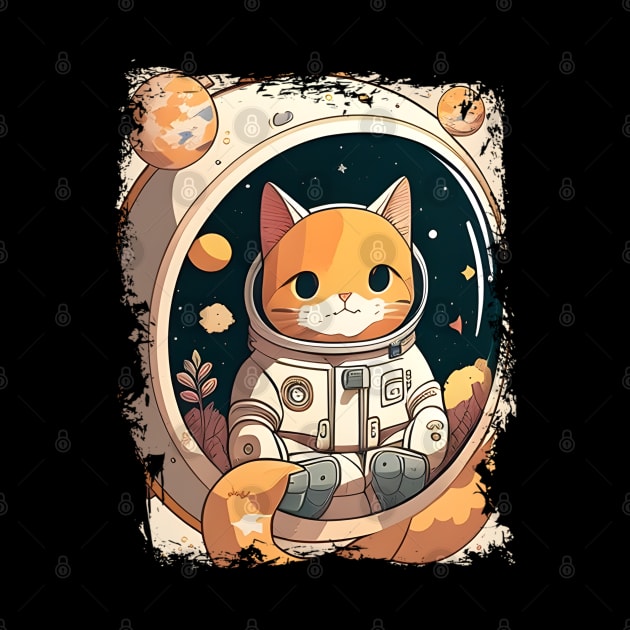 Catronaut Cat Astronaut Deep In Space Cosmic Cat Science - Funny Cats by Jason Smith