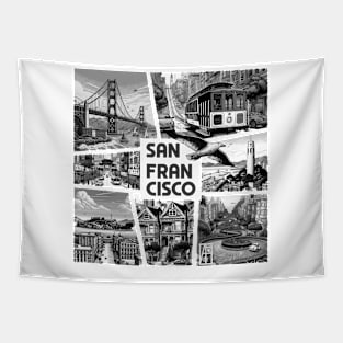 USA CITY - SAN FRANCISCO - TRAVEL -3 Tapestry