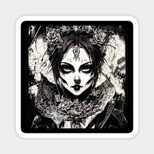 Gothic Glamour: Add a Touch of Dark Elegance to Your Home with Our Gothic Art Magnet