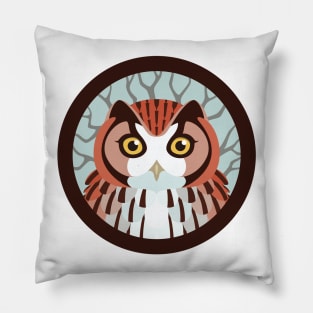 Screech Owl-Logo Pillow