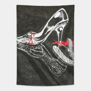 Cinderella's Glass Slipper Tapestry