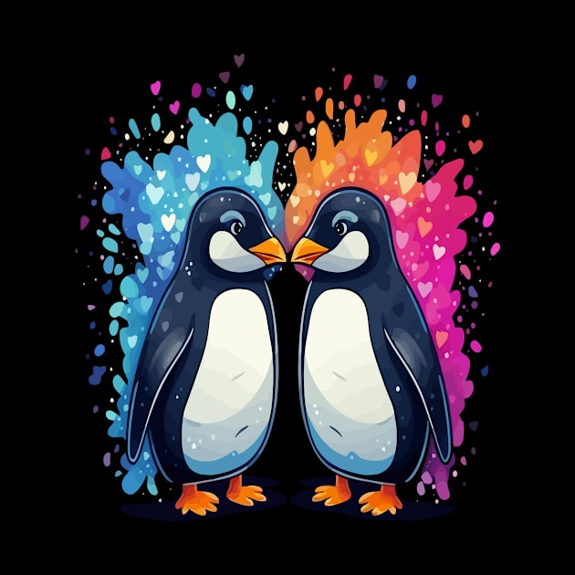 Penguin Valentine Day by JH Mart