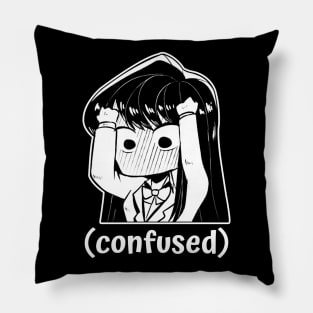 Funny Manga Meme Confused Chibi Girl Pillow