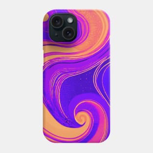 Watercolor Swirl Pattern Phone Case