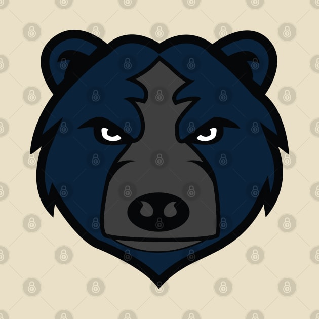 Bear Head Mascot by shanestillz