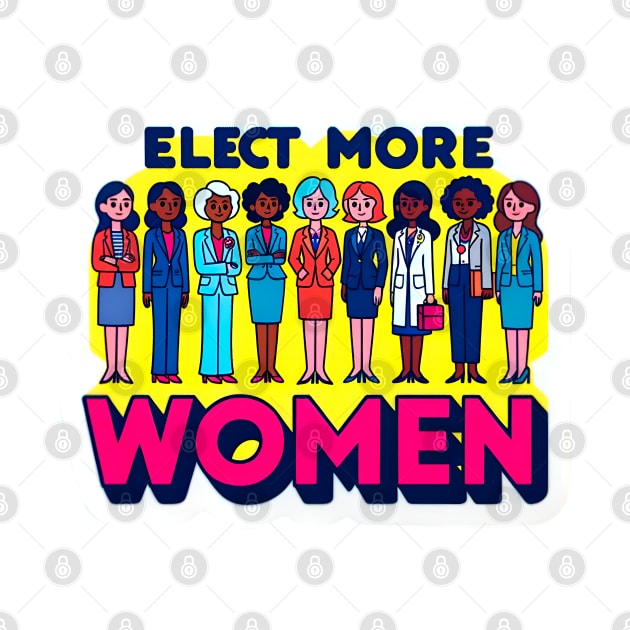 Elect More Women - Representation Matters - Elect Women Campaign by PuckDesign