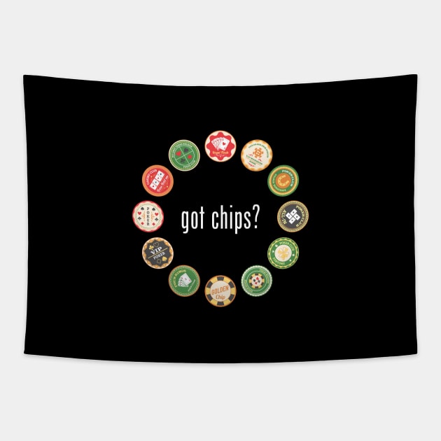 got chips? Tapestry by Poker Day