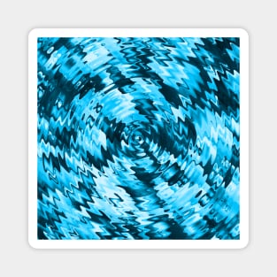 Blue Ripples in Water Texture Pattern Magnet