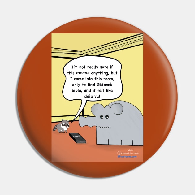 Rocky Raccoon Pin by Enormously Funny Cartoons