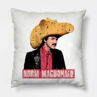 Vintage norm macdonald Pillow