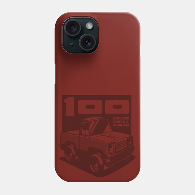 Bright Canyon Red - D-100 (1978 - Ghost) Phone Case by jepegdesign