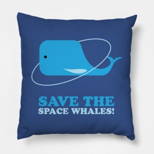 Save the Space Whales Pillow