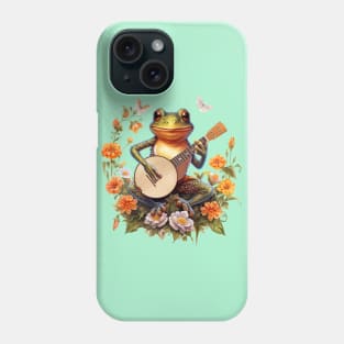 Vintage Banjo Frog Phone Case