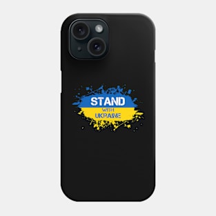 I Stand With Ukraine Splash New Phone Case