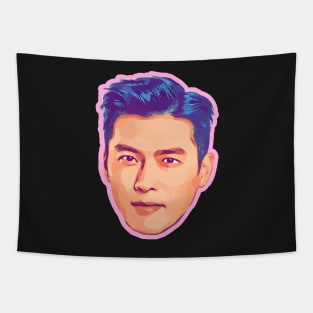 Hyun Bin - Korean Actor Tapestry