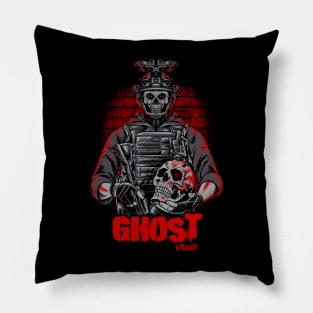 ghost squad Pillow