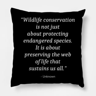 World Wildlife Day Pillow