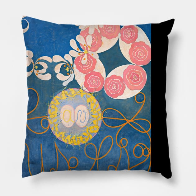 High Resolution Hilma af Klint Group Iv No 1 Childhood 1907 Pillow by tiokvadrat