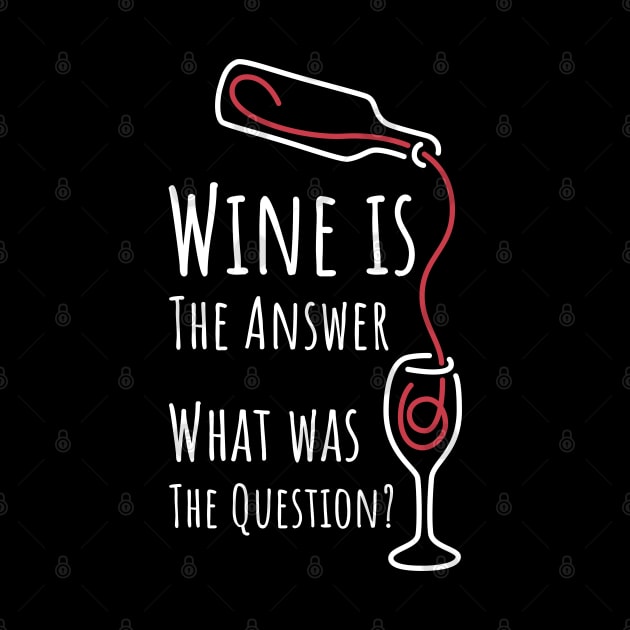 Wine is The Answer What was The Question? - 3 by NeverDrewBefore