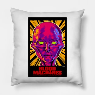 Blood Machines Movie Art Variant 3 of 4 Tracy Machine Form Pillow