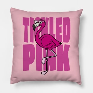 Tickled Pink Flamingo Pillow