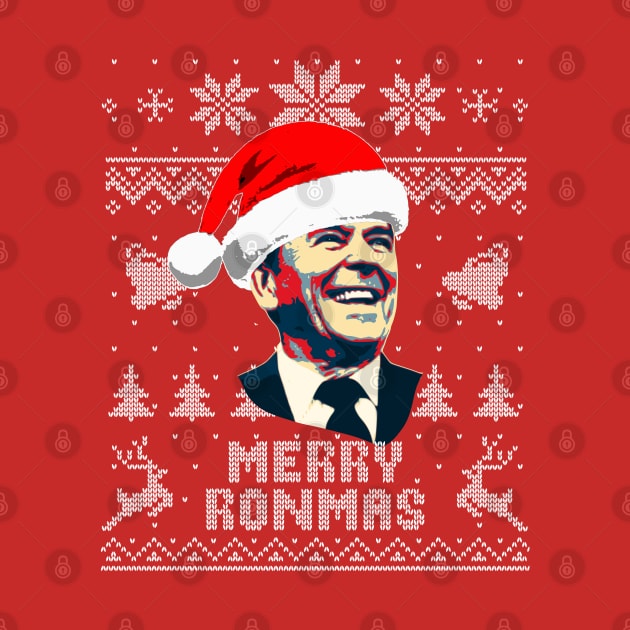 Ronald Reagan Merry Ronmas by Nerd_art