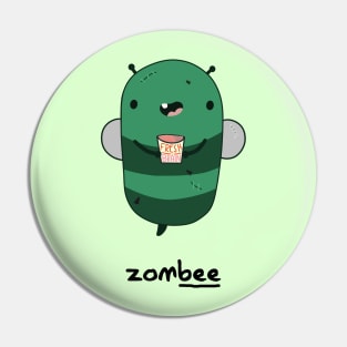 Kawaii Bee Zombie Pin