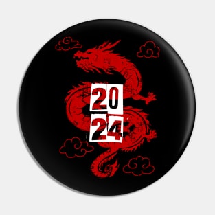 YEAR OF THE DRAGON 2024 Pin