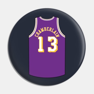 Wilt Chamberlain Los Angeles Jersey Qiangy Pin