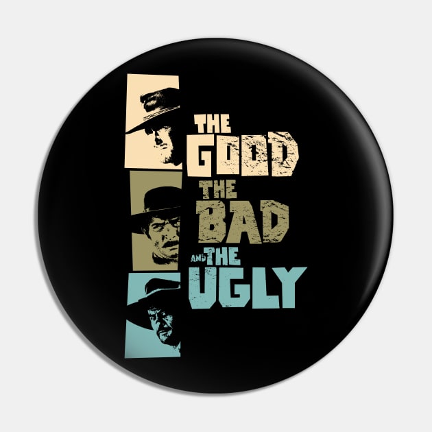 The good, the bad and the ugly - Spaghetti Western by Sergio Leone Pin by Boogosh