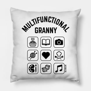 Multifunctional Granny (9 Icons) Pillow