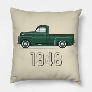 Green 1948 Pillow