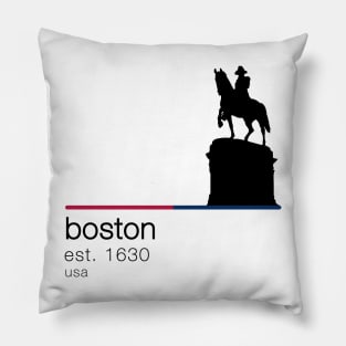 Boston statue of George Washington Pillow