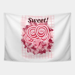 Lollipop cute and sweet Tapestry