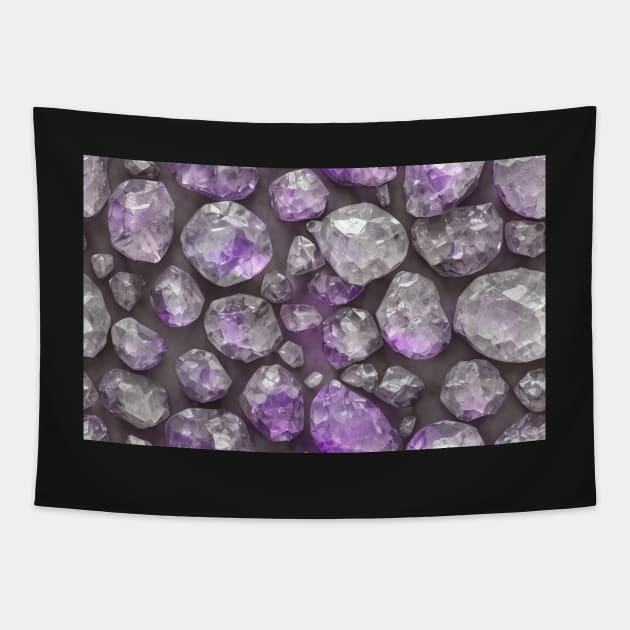 Seamless Amethyst Texture II Tapestry by newdreamsss